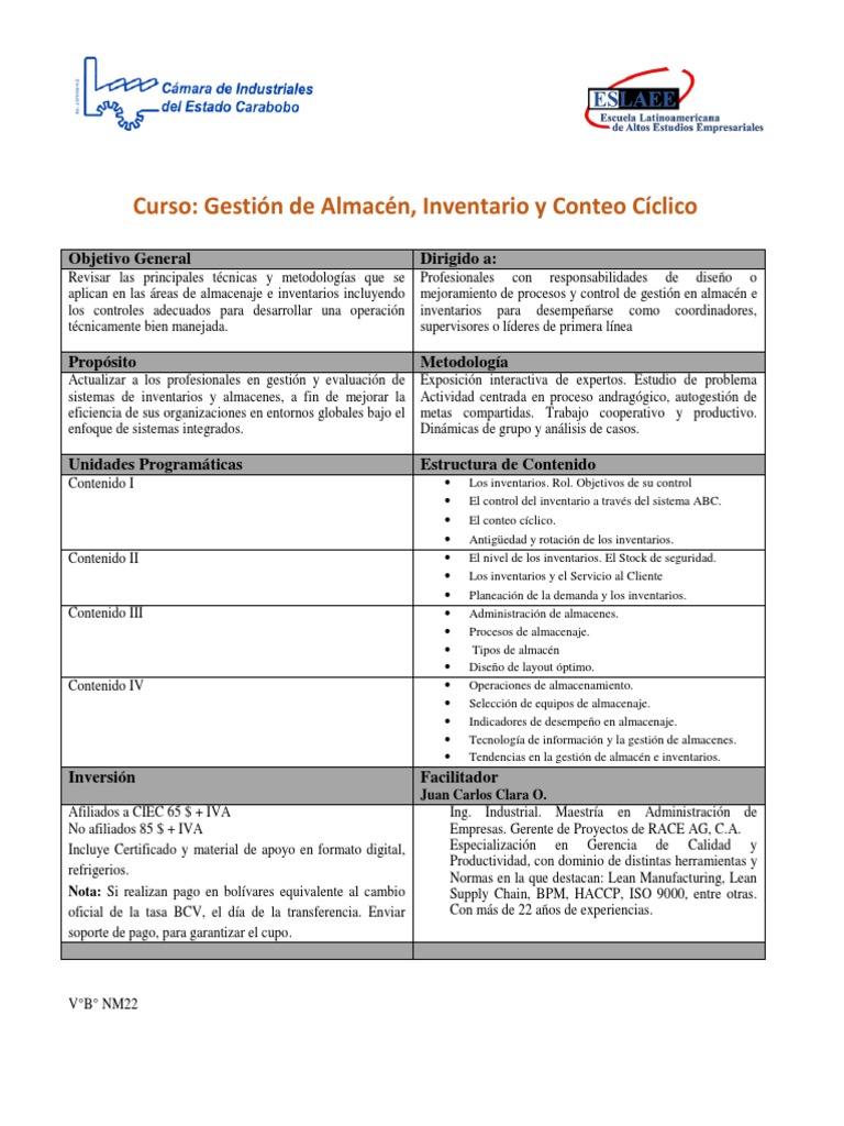 Gestión Eficiente de Almacenes | PDF | Lean Manufacturing | Economias