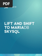 Lift and Shift To MariaDB SkySQL