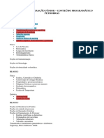 Conteúdo Programático - Petrobras 2017 - Téc de Operação JR