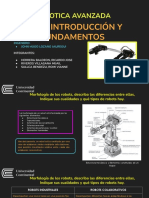 ROBOTICA AVANZADA - Introducción y Fundamentos