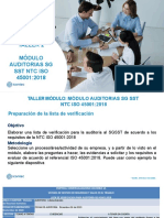 Tarea 1 Auditorias de Un SGSST 45001 2018