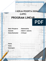 LKPD - Program Linear