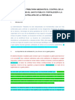 La Legitimidad Tributaria Mediante El Control de La Corrupción en El Gasto Público