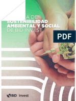 Sustainability Policy Spanish