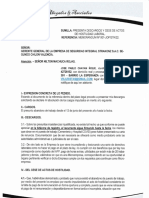 Presenta Descargos y Cese de Actos de Hostilidad