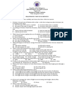 Diagnostic Test Science g8 PDF Free