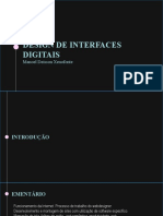 Design de Interfaces Digitais Aula 1