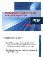 Modelmigration Gurobi