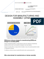 Design For Manufacturing and Assembly (DFMA)