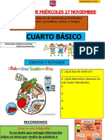 4°a Lenguaje Miércoles 17 Noviembre-Repaso y Sintesis