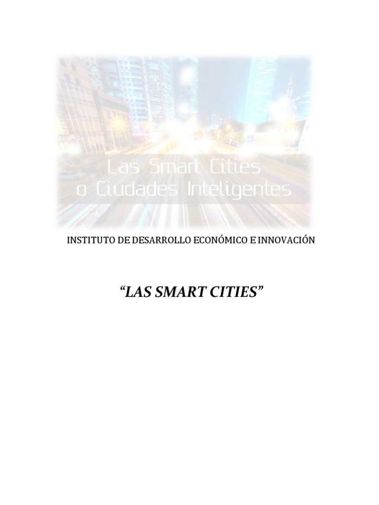 Smart Cities: Definición y Desafíos | PDF | Tecnología de información y ...