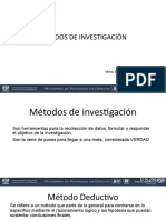 Métodos de Investigación Curso