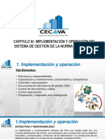 Capitulo III Implementacion y Operacion Del Sistema de Gestion de La Norma Ohsas 180012007