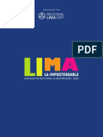 Lima La Impostergable - Una Hoja de Ruta para La Gestión 2023-2026