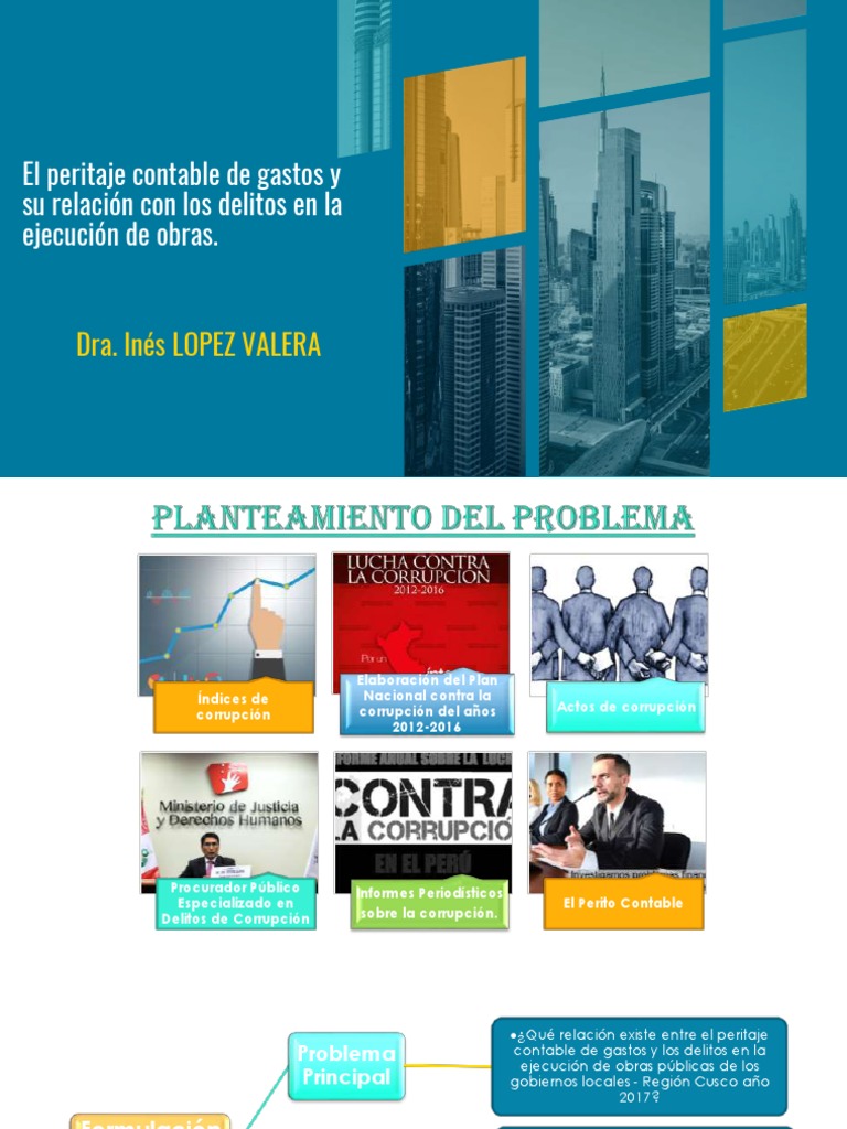 Peritaje Contable de Gastos y Su Relacion Con La Ejecucion de Obras ...