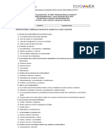 Examen Diagnostico Segundo Grado