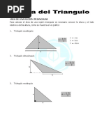 Área Del Triangulo para Quinto de Primaria