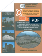 Informe de Evaluacion de Riesgo Por Deslizamiento en La Capital Del Distrito de Chincho de La Provincia de Angaraes Departamento de Huancavelica