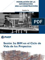 Sesión 3a BIM en El Ciclo de Vida de Proyectos