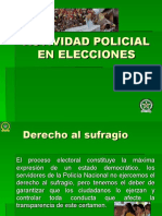 Actividad Policial en Elecciones