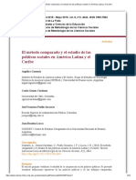 Gunturiz, Et Al - El Método Comparado y El Estudio de Las Políticas Sociales en América Latina y El Caribe