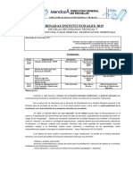 AGENDA JORNADAS INSTITUCIONALES 2 y 3 Marzo 2015