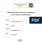 Personajes Lambayecanos Que Contribuyeron A Dicha Causa de La Independencia