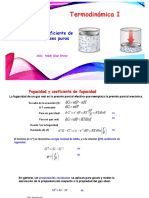 Termodinámica I: Fugacidad y coeficiente de fugacidad de gases puros