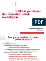Identifying Conduct & Issues For Investigation - Indo