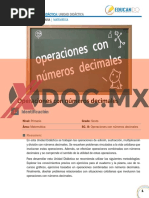 Xdoc - MX Operaciones Con Numeros Decimales