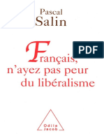 Pascal Salin - Français, n'Ayez Pas Peur Du Libéralisme-Editions Odile Jacob (2007)