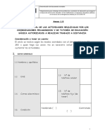 Anexo 1b Informe Mensual de Las Actividades Realizadas Por Los Coordinadores Pedagogicos y de Tutoria de Educacion Basica Autorizados A Realizar Trabajo A Distancia