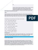 Perbandingan pola pengembangan kutipan