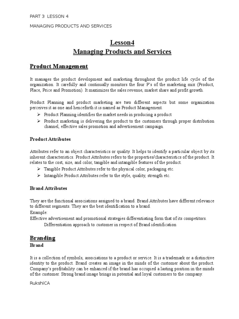 Extra Notes On Product | PDF | Brand | Distribution (Business)