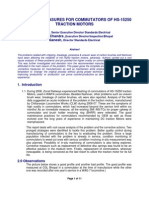 Reliability Measures For Commutators of Hs-15250 Traction Motors