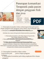 Penerapan Komunikasi Terapeutik Pada Pasien Dengan Gangguan Fisik Dan Jiwa