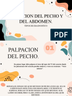 Palpacion Del Pecho Y Del Abdomen.: Tipos de Diagnostico