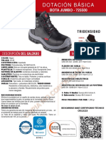 Ficha Tecnica Botas