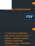 Circuit Analysis and Design Learning Competencies