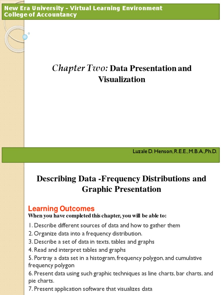 2data Presentation and Visualization | PDF | Histogram