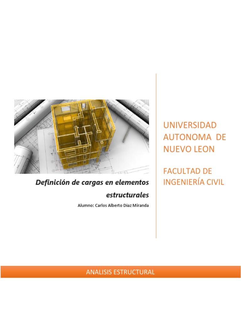 Definición de cargas en elementos estructurales (CARLOS DÍAZ) PDF