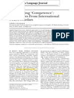 Materializing 'Competence': Perspectives From International STEM Scholars