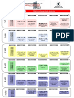 Horario 2 Cuatrimestre Turno Mañana y Tarde 2022