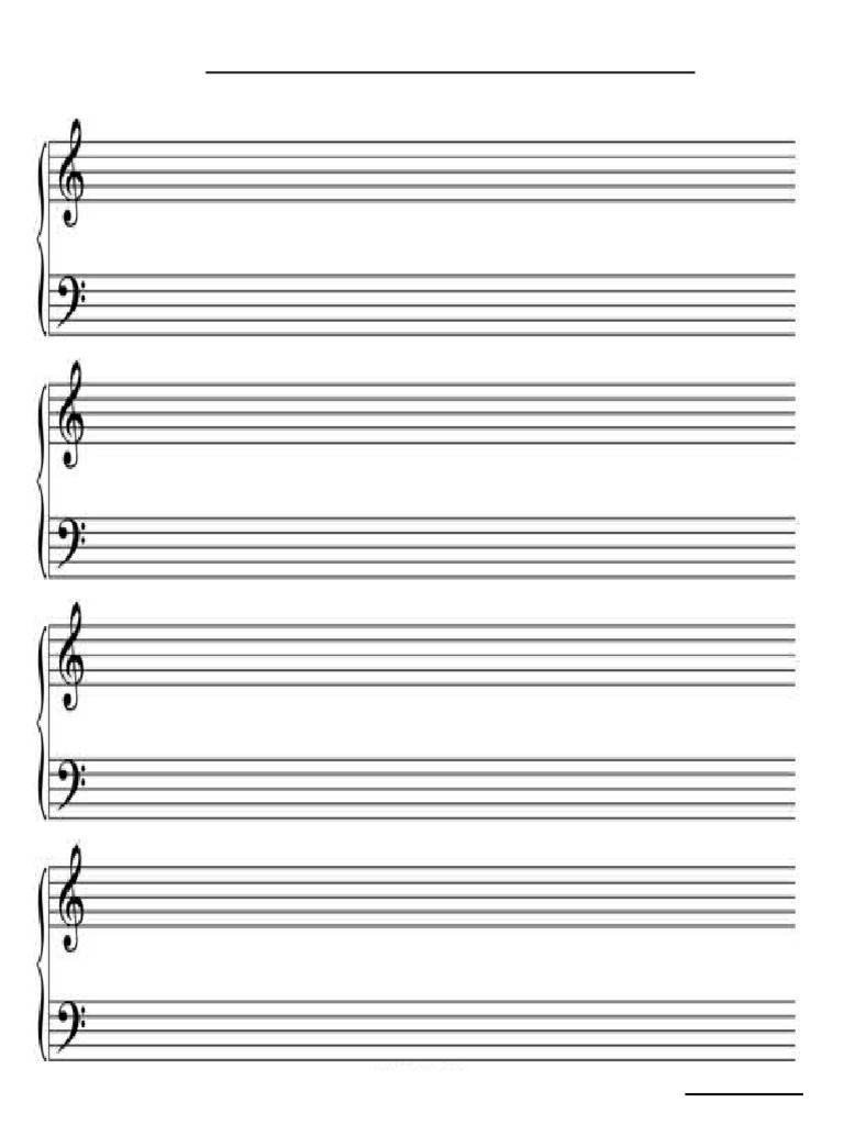 Grand Staff (Blank) | PDF