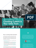 How To Implement A Coaching Culture in Your Sales Team - A Chorus Guidebook