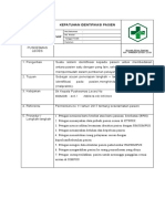 Sop Kepatuhan Identifikasi Pasien