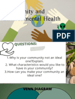 Community and Environmental Health