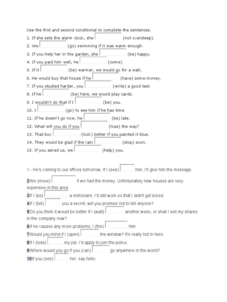 Conditionals | PDF | Language Arts & Discipline