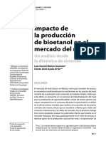 Impacto de La Producción de Bioetanol en El Mercado Del Maíz