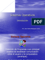 Sistemas Operativos Introducción